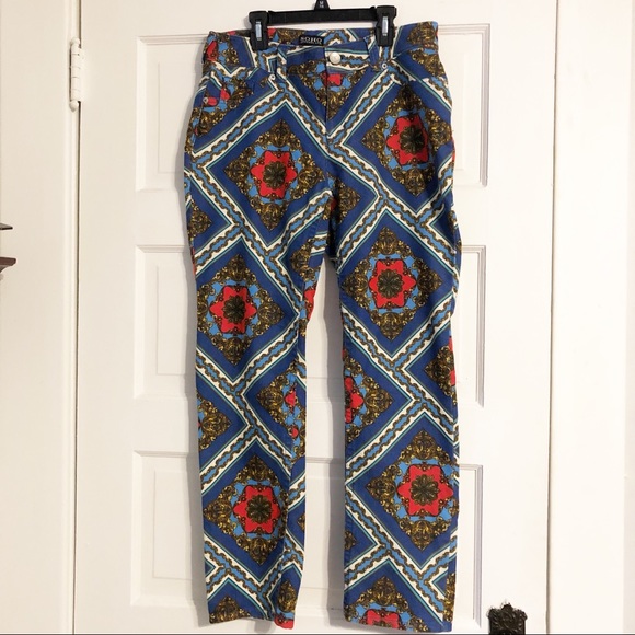 Soho Apparel Denim - Soho Apparel Unique Red/Blue Jeans EUC Size 10